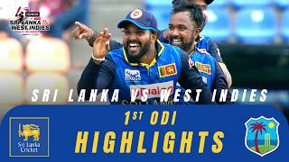 1st ODI | Highlights | West Indies Tour Of Sri Lanka | 20th October 2024