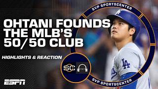 Shohei Ohtani CREATES the MLB's 50/50 club in HISTORIC performance vs. Marlins 😳 | SC with SVP