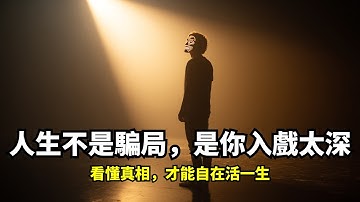 人生不是“騙局”，是你“入戲太深”！看懂這個真相，才能從容地活好這一生 | 人生覺醒 | 入戲太深 | 真實生活 | 自我認同 | 心靈成長 | 禪修思考 | 自我探索 | 內在自由 | 心靈覺醒