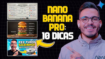 Guia do NANO BANANA PRO do Google: 10 DICAS!