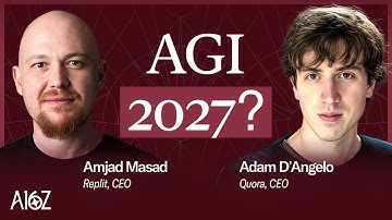 Amjad Masad & Adam D’Angelo: How Far Are We From AGI?