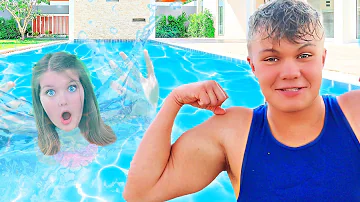 I Pushed My SiSTER in the POOL!