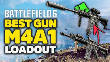Battlefield 6 - M4A1 BEST Gun Loadout (Early & Late) | Attachments, Recoil & Damage Build
