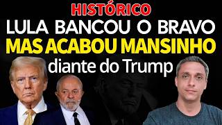 HISTÓRICO - LULA bate no Trump em público, mas o abraça nos bastidores. HAHAHA