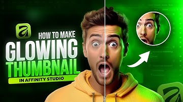 Make Stunning Glowing Thumbnails in Affinity Studio with Just a Mouse | No Tablet! (Beginner Guide)