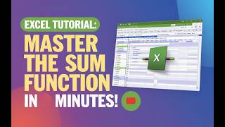 Learn Excel SUM function