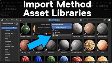 Import Methods for Asset Libraries in Blender 5.0