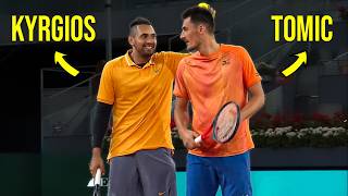 Tennis Most 'BIZARRE' Doubles Match You've NEVER Seen! (Nick Kyrgios & Bernard Tomic Team Up)