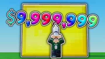 MAKING MILLIONS IN ROBLOX PICKAXE SIMULATOR...