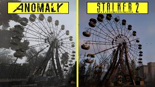 Stalker 2 vs Stalker Anomaly Custom Graphics Comparison | Unreal Engine 5 vs 17 Yrs old X-Ray Engine