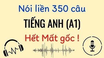 Mất Gốc Tiếng Anh? 350 Câu (A1) Giúp Bạn Nói Tiếng Anh Sau 7 Ngày