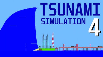 Tsunami Simulation 4! | Algodoo