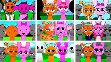 Sprunki - but OREN and Pinki in ALL Different Mods [Part 3]