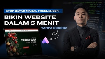 Stop Bayar Mahal Freelancer! Bikin Website Profesional AI Dalam 5 Menit Tanpa Coding!