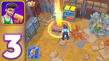 Renovation Day: House Makeover - Walkthrough Gameplay Part 3 (iOS, Android)