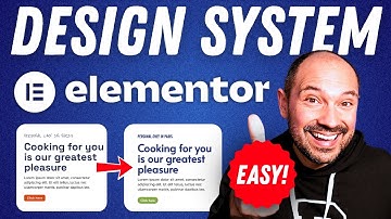 How to Build a Design System in Elementor (Global Fonts & Colors Tutorial)