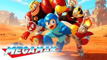 Reinventing Mega Man with AI: 8-Bit Bosses vs. Next-Gen Remake