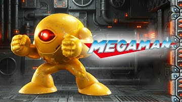 Reinventing Mega Man with AI: 8-Bit Bosses vs. Next-Gen Remake