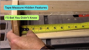 Amazing Hidden Features Of A Tape Measure