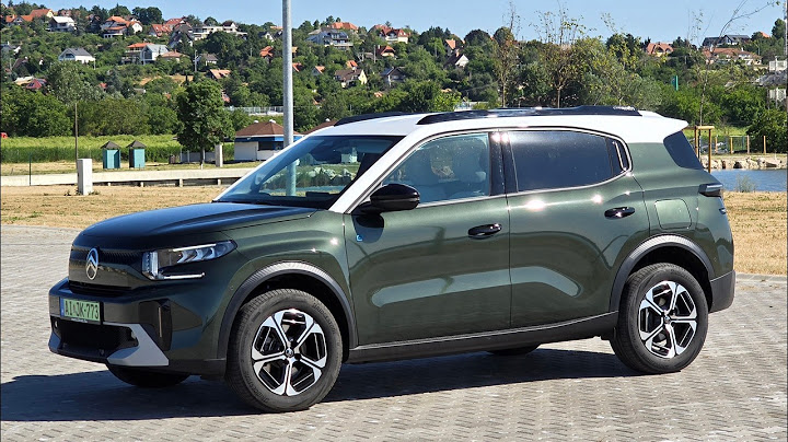 NEW 2025 Citroën ë-C3 Aircross MAX 44kWh 113HP Montana Green