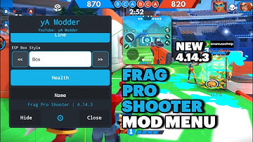Frag Pro Shooter v4.14.3 Mod Menu ESPs, TeleKill, Unlock All, Auto Kill, No CD and More | yA Modder