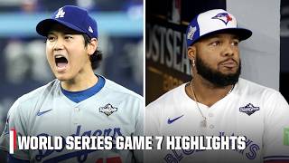 Dodgers vs. Blue Jays World Series Game 7 Highlights ⚾ | ESPN MLB