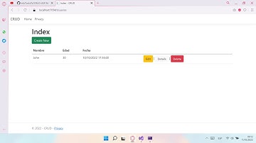 ASP.NET Core MVC C♯ || CRUD básico fácil y rápido con EntityFramework (.Net 6 y MySQL) [2022]