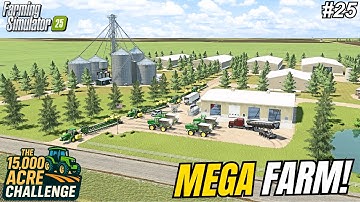 4 MEGA PLANTERS VS 1,200 ACRES! OUR BIGGEST PLANTING OPERATION YET! | 15,000 ACRE CHALLENGE | FS25