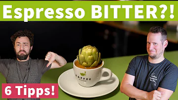 Espresso zu bitter? Diese 6 Tricks helfen SOFORT!