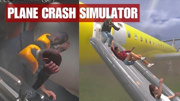 Trying The NEW Plane Crash Evacuation Simulator (It went wrong)