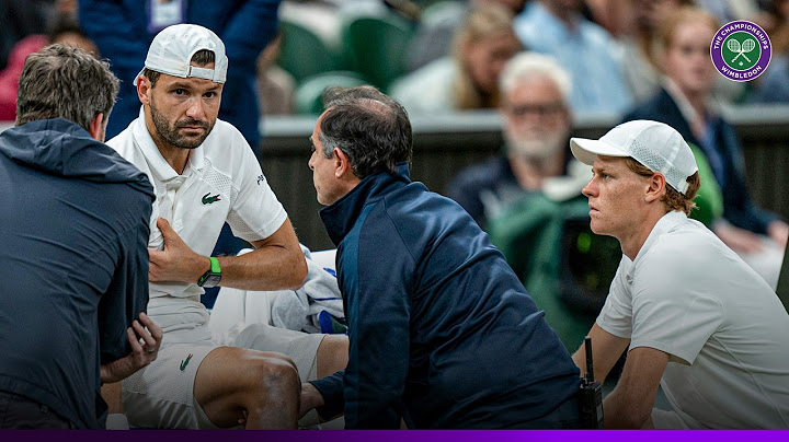 Sinner shows incredible sporting values as he comforts Dimitrov after his injury | Wimbledon 2025