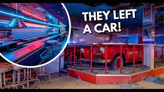 Exploring ABANDONED Retro 1950's NIGHTCLUB Diner w/ Neon Still Working!! - Vintage CAR Left Inside