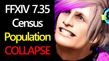 FFXIV Luckybancho Census Player Count DROPS BELOW SHADOWBRINGERS (EVERYONE HAS LEFT)