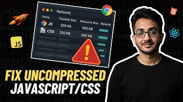 Use This Trick to Fix Uncompressed JavaScript/CSS Files