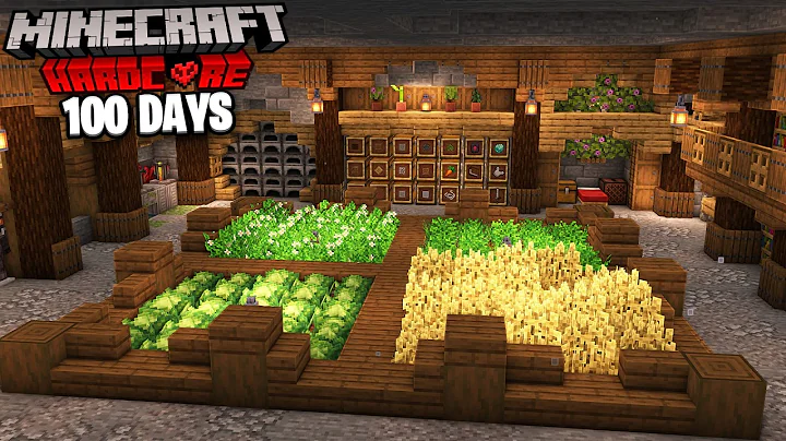 I Spent 100 Days Building the ULTIMATE UNDERGROUND BASE in Hardcore Minecraft