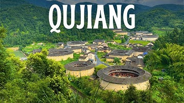 Fujian Tulou 4K Walking Tour | Qujiang Village & Hekeng Tulou Cluster, China