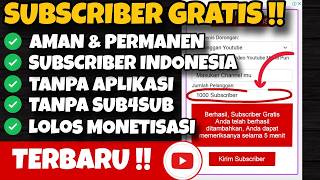 1000 SUBS GRATIS LANGSUNG LOLOS MONETISASI !! Cara Menambahkan Subscriber youtube gratis 2025