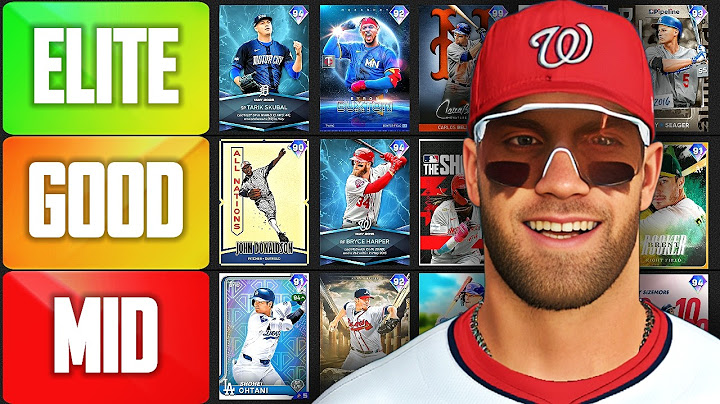 GET THESE CARDS! The ULTIMATE MLB The Show Tier List!