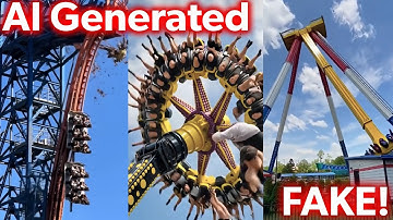 AI Is Generating Fake Ride Accidents Now - Theme Park Nonsense