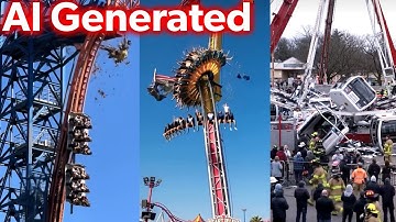 AI Is Generating Fake Ride Accidents Now - Theme Park Nonsense