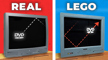 I Built A Bouncing DVD Screensaver Machine from LEGO...