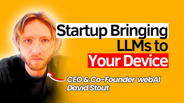 Private AI Models, Future of Personal AI, Running LLMs locally with webAI Founder David Stout