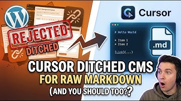 Cursor Ditched Their CMS for Raw Markdown Files (And You Should Too?)