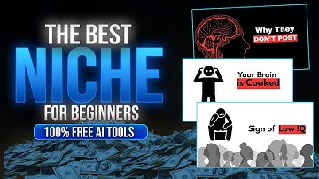 The BEST YouTube Niche For Beginners | NO Paid tool Needed!