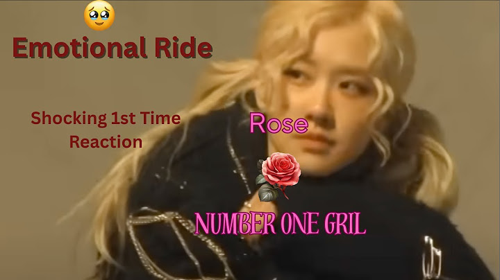 Rosé Number One Girl 1st Time Reaction. Did this song hit you emotionally?