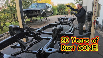 20 Year Old Land Rover Rebuild from Bare Frame