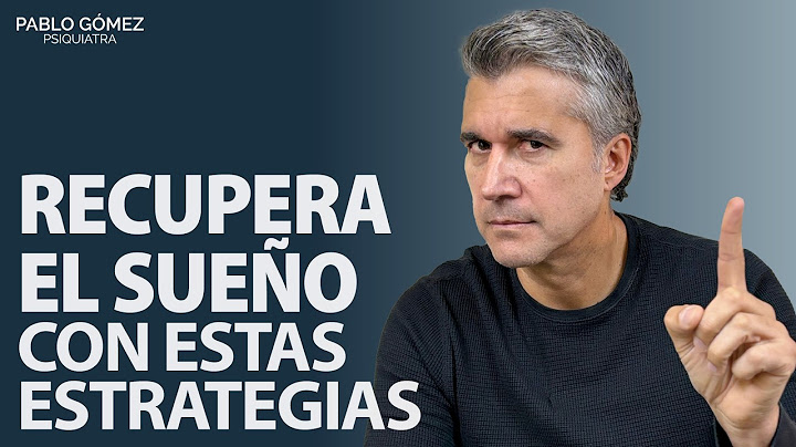 Lo que nadie te dice del insomnio: ansiedad, estrés y cómo sanarlo - Pablo Gómez Psiquiatra