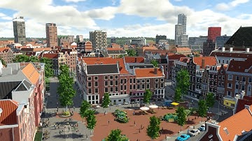 Building and Detailing a Realistic European City in Cities Skylines 2