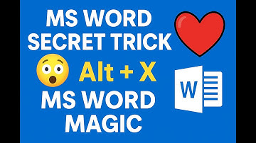 MS Word Secret Trick 😱 | Alt+X Se Hearts & Emojis ❤️ #WordTricks @digitalskillmentor