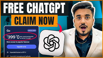 ChatGPT Go Free in India For 1 Year | ChatGPT Go Free Subscription | How To Claim
